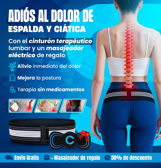 Koala Bands | Cinturón para el soporte lumbar + BONO Masajeador de electropulso